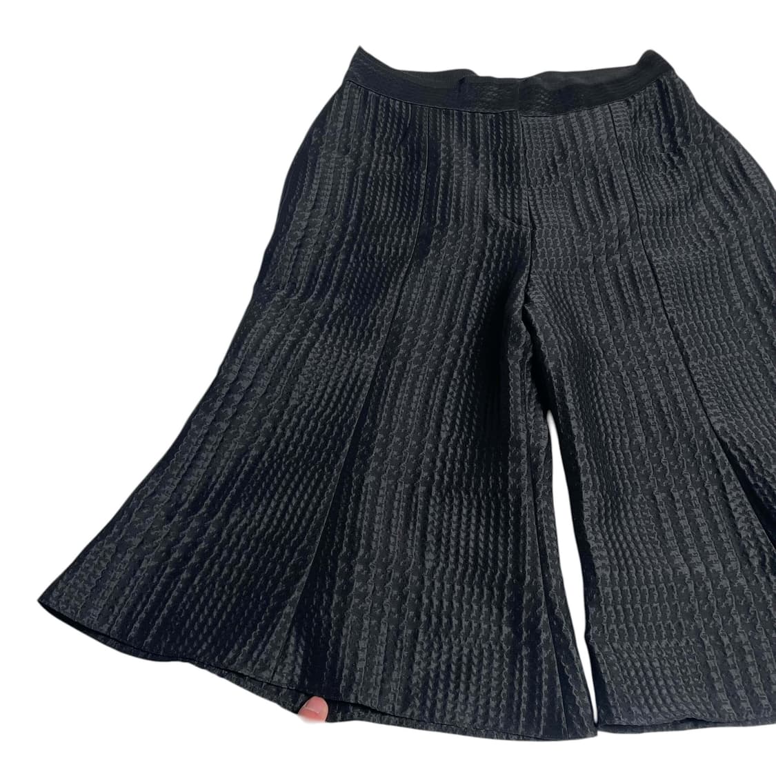 Giorgio armani 울실크 블렌드 하운드투스 체크 팬츠 상품이미지3