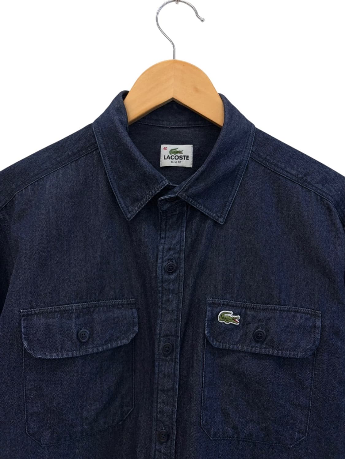 라코스테 샴브레이 셔츠 (40)  상품이미지2