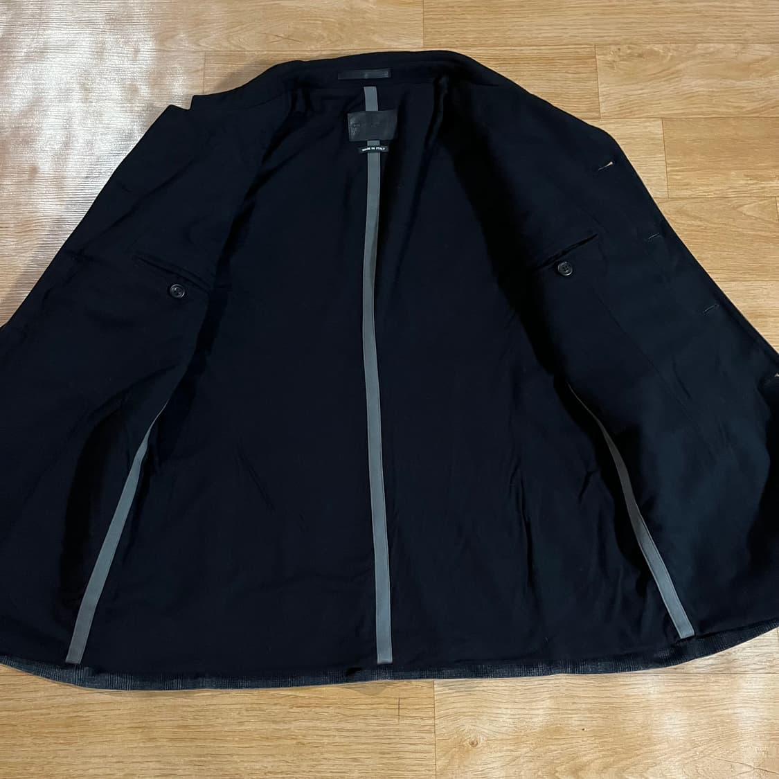 [105] 조르지오 알마니 글렌체크 벨벳자켓 상품이미지8