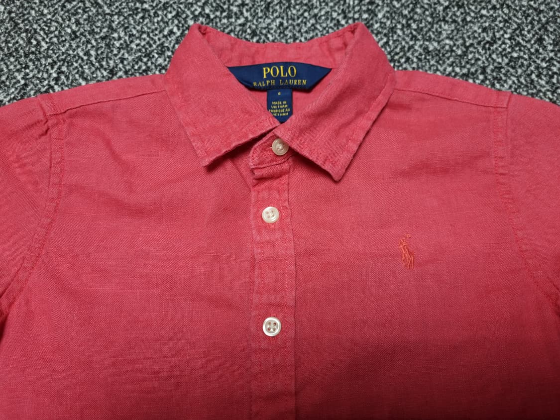 [무료배송][120]폴로 키즈 린넨 셔츠 남방 상품이미지5