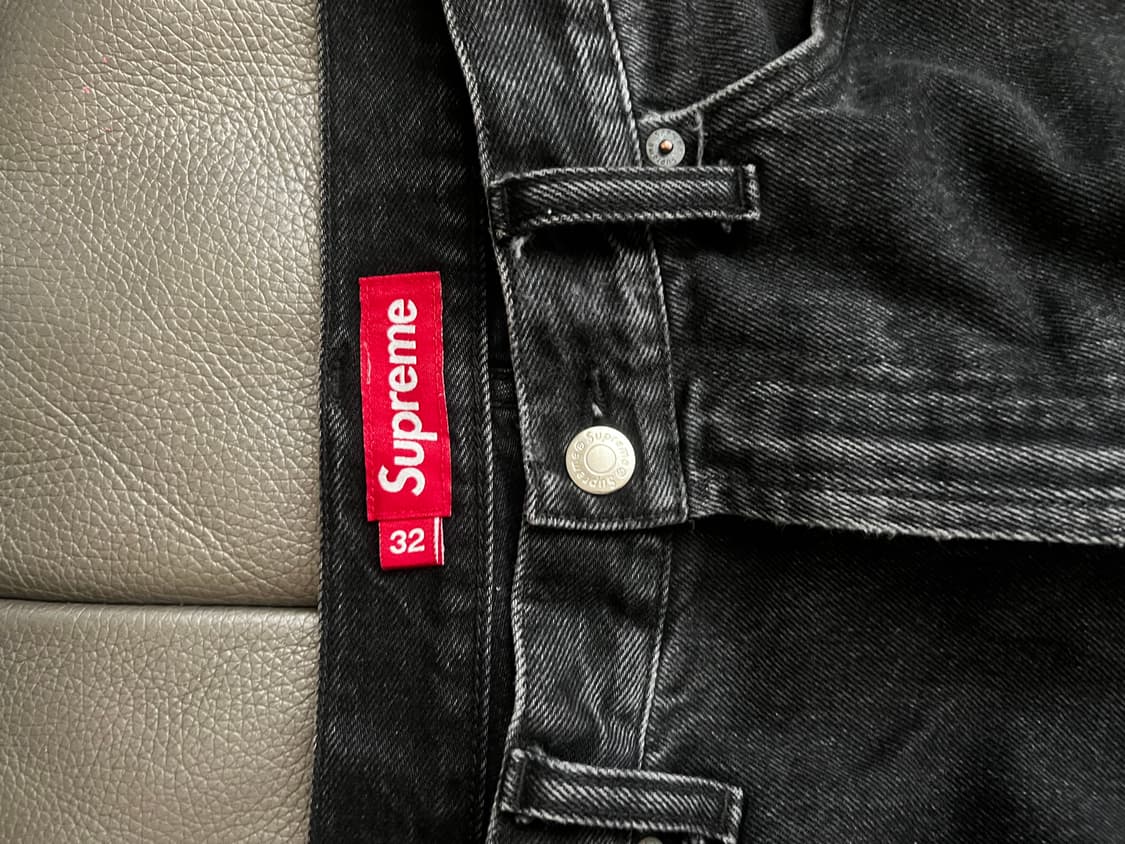 슈프림 24fw 배기진 블랙 32사이즈 상품이미지2