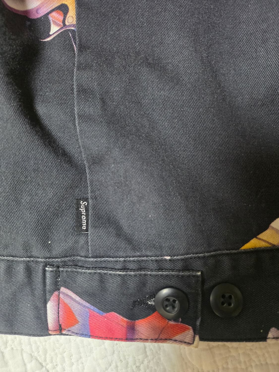 [M] 슈프림 Mendini Gun 패턴 워크 자켓 상품이미지5