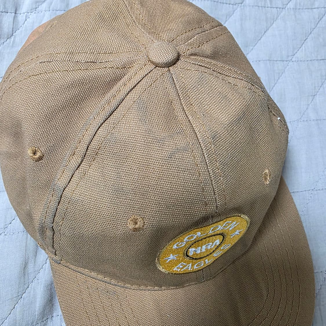 [OS] 빈티지 NRA 골든 이글 6패널 볼캡 베이지 상품이미지3
