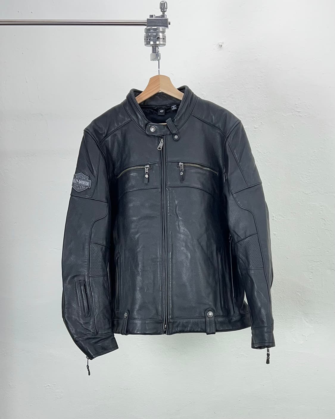 할리데이비슨 스윙 암 3-in-1 카우하이드 레더 벤트 테크니컬 라이더  상품이미지1