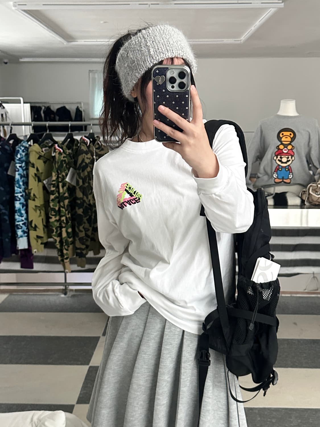 팔라스 화이트 P-3D 롱슬리브  상품이미지3