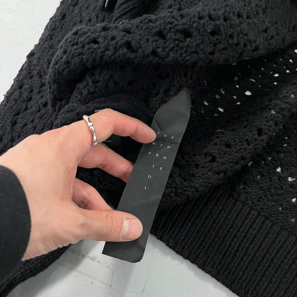 24ss 비리디안 메쉬 니트 스웨터 상품이미지4