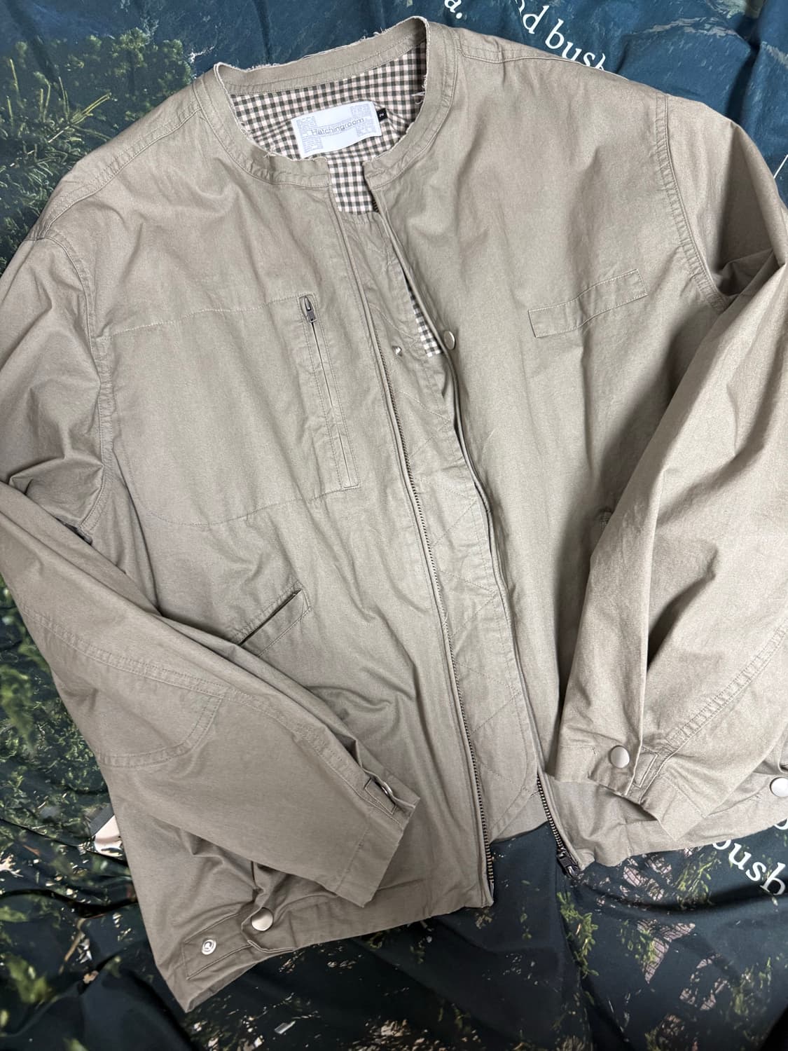 해칭룸 플라이트 자켓 카키 상품이미지2