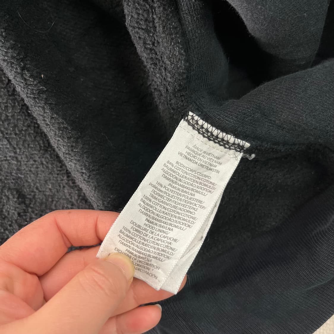 110 폴로랄프로렌 와플 블랙 후드집업  상품이미지6