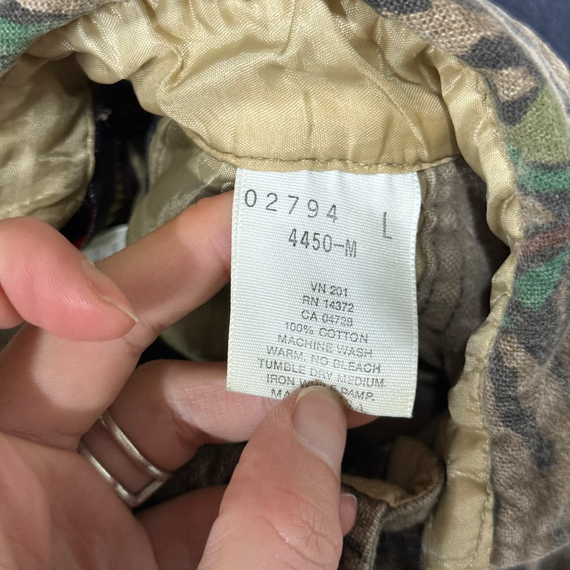 Browning USA 정글 카모 패턴 코튼 긴팔 셔츠 상품이미지6