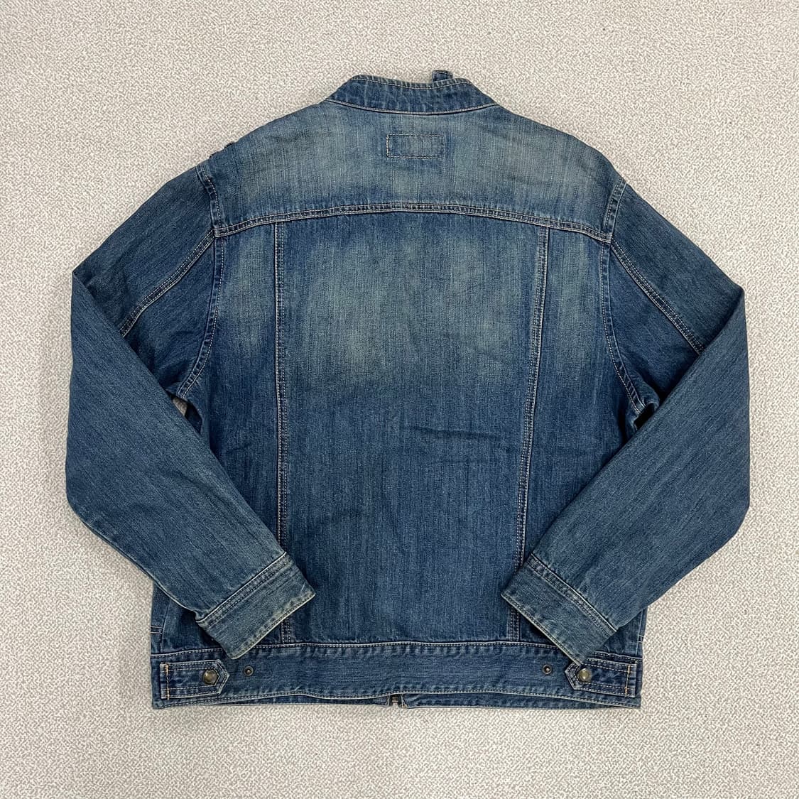 100 에드윈 데님 바이커 라이딩 자켓 0202M1 상품이미지4