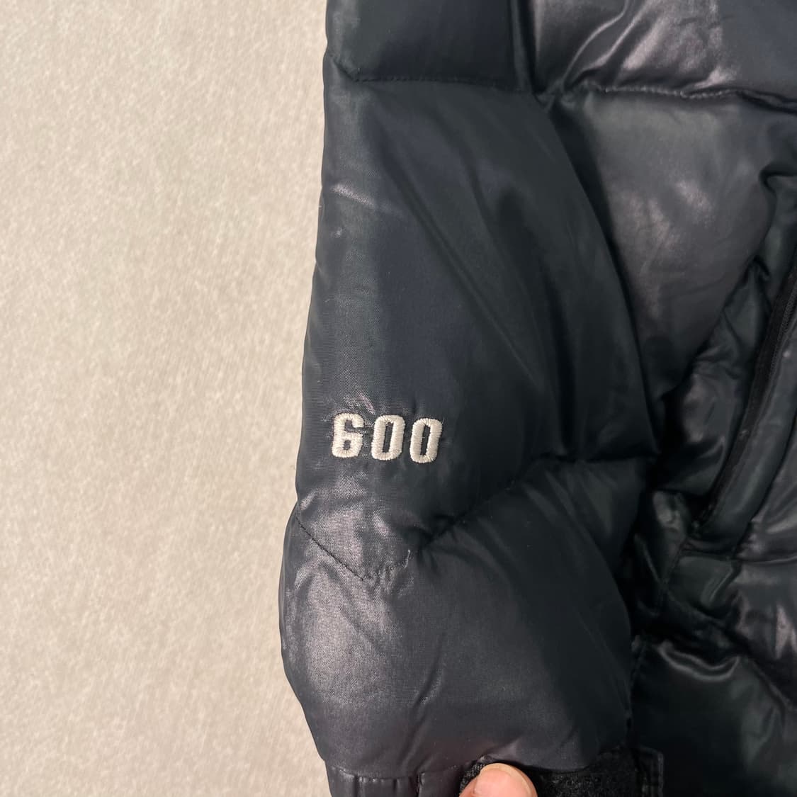 W 95 노스페이스 600 유광 경량 패딩 상품이미지5