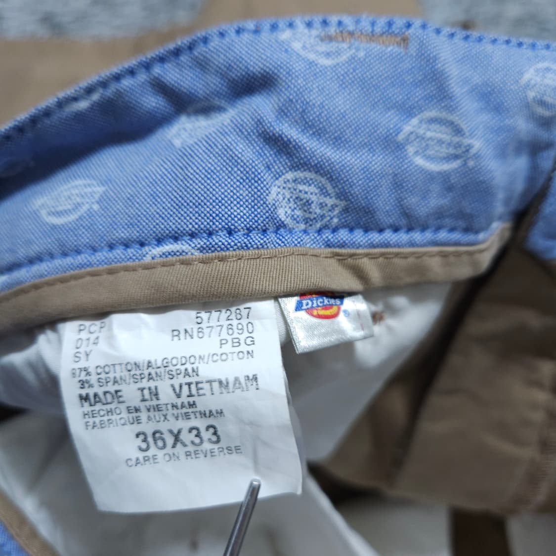 디키즈) 36/33 남자 베이지 면바지 / 왕눈이샵 상품이미지9