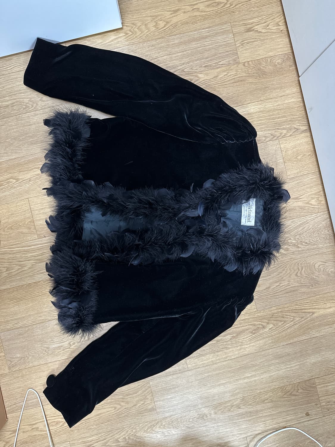 깃털 벨벳 자켓 상품이미지4