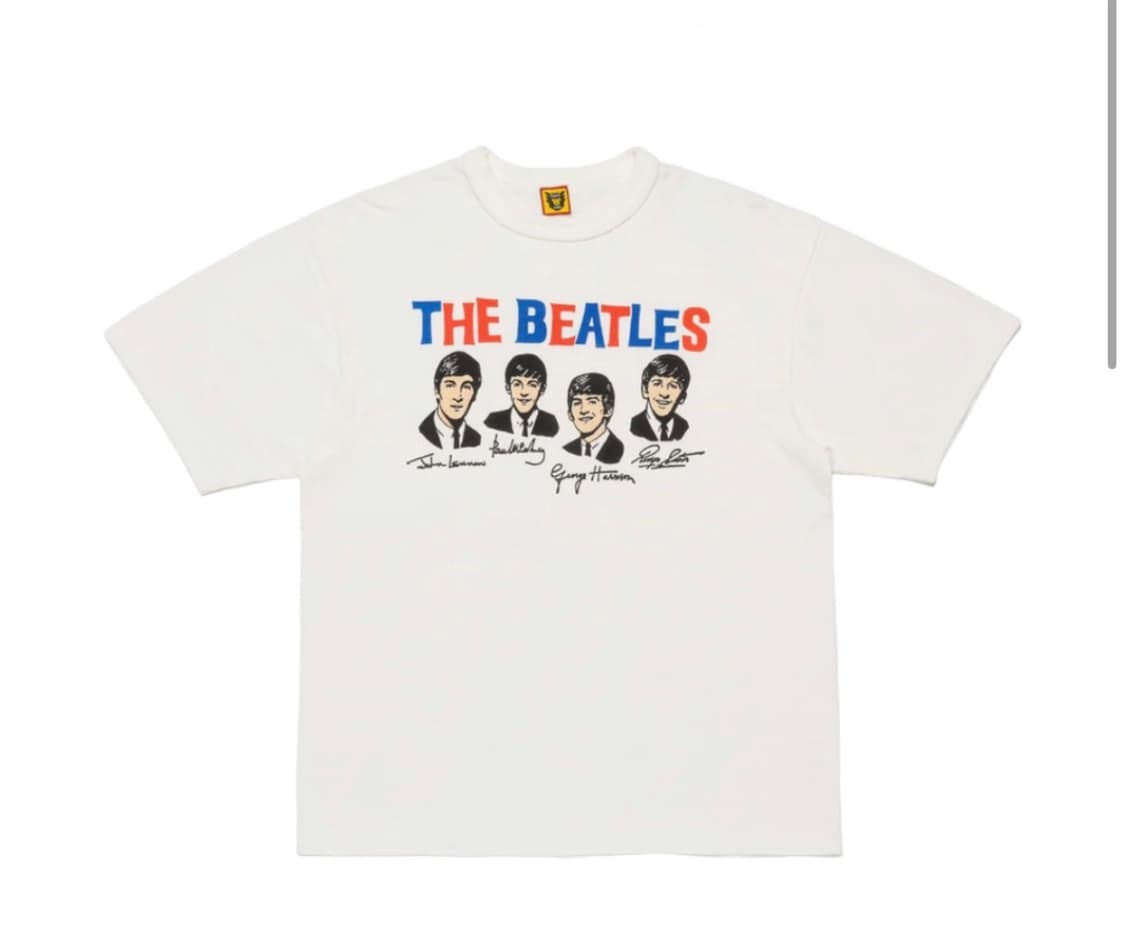 (L) 휴먼메이드 비틀즈 티셔츠 화이트 상품이미지1