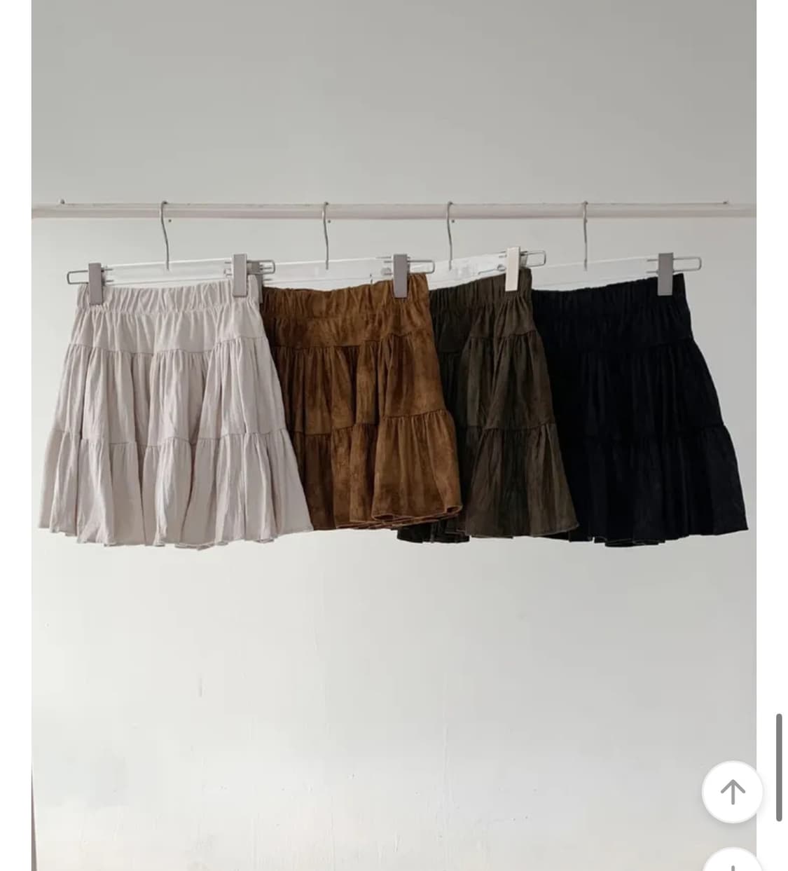 스웨이드 스커트 상품이미지3