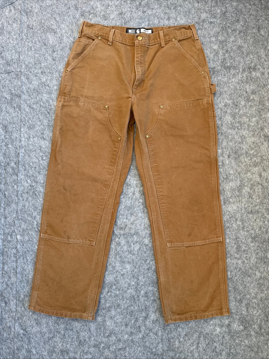 칼하트 B01 더블니 브라운 34X30 상품이미지1