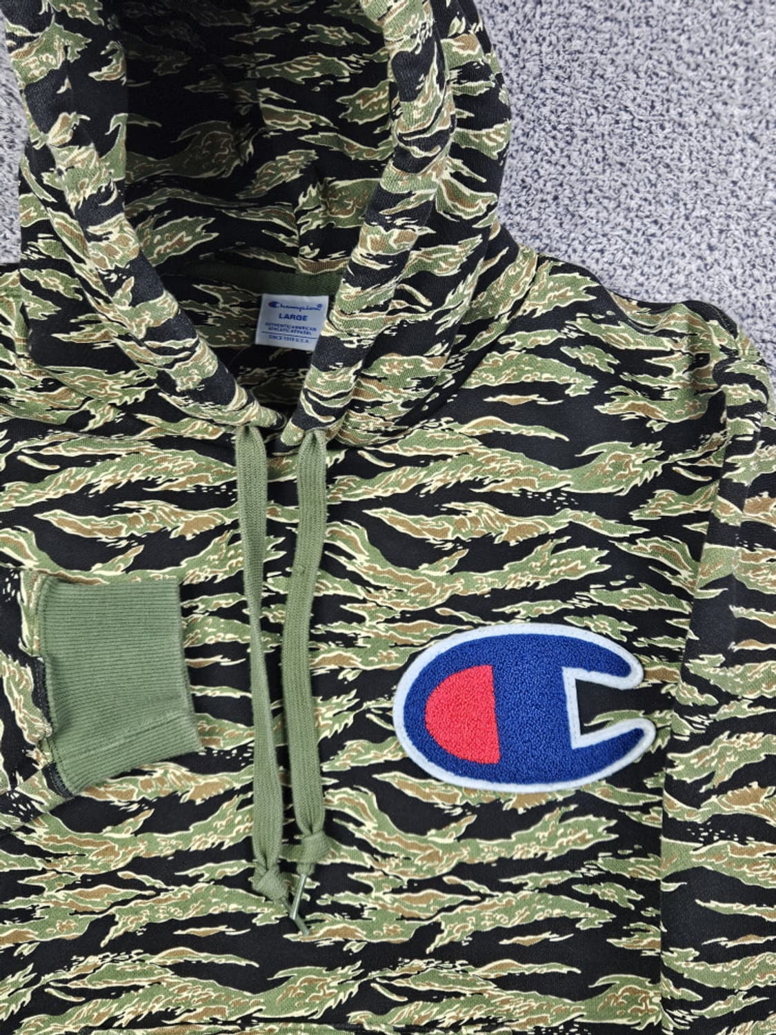 챔피온 카모플라쥬 패턴 후드 티셔츠 ( L ) / 10439 상품이미지6