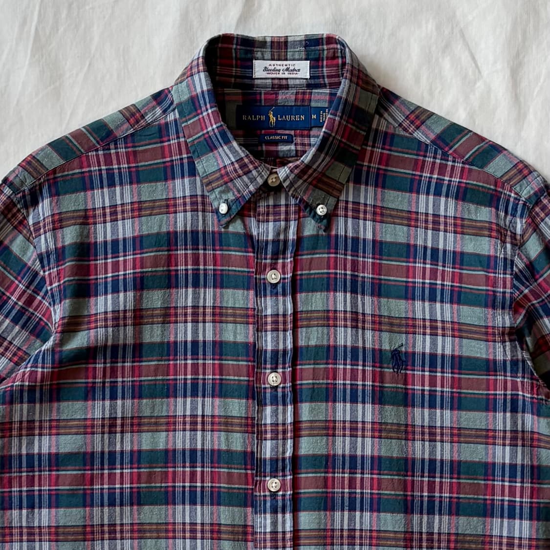 [M/100-102] 폴로 오리지널 마드라스 BD 셔츠 상품이미지2