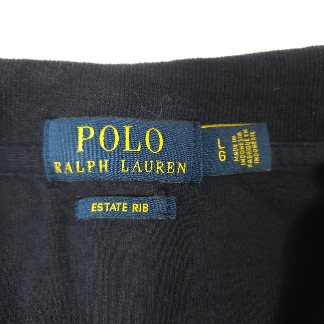 폴로 랄프로렌 신형 반집업 맨투맨 네이비 상품이미지3