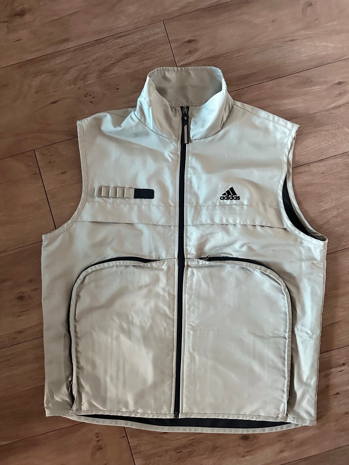 아디다스 아이보리 조끼 95 사이즈 판매 상품이미지1