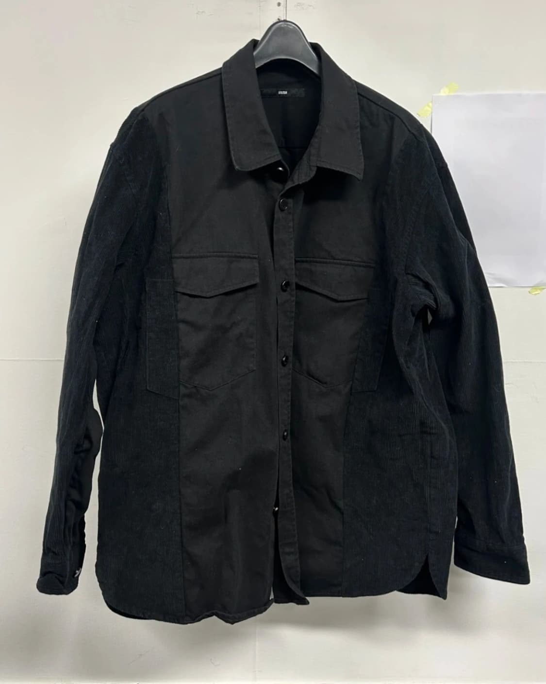 SYSTEM 블랙 면 자켓 105 상품이미지1