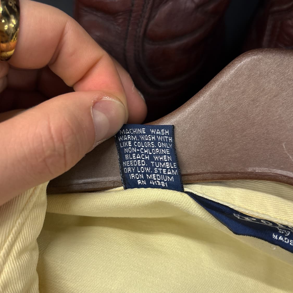 80s 폴로 랄프로렌 파스텔톤 코튼 스윙자켓 미국생산 올드YKK N686 상품이미지9