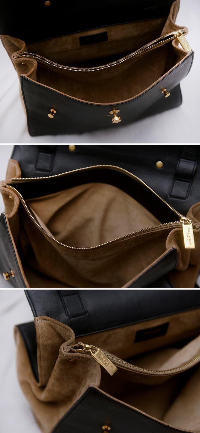 생로랑 (YSL) 삭 뮤즈 투 블랙브라운 2웨이 (토트.숄더.크로스) 상품이미지9