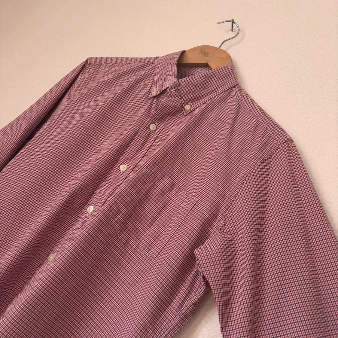 JCREW 제이크루 체크 셔츠 남방 M 슬림 수입 정품 기본 디테일 상품이미지4