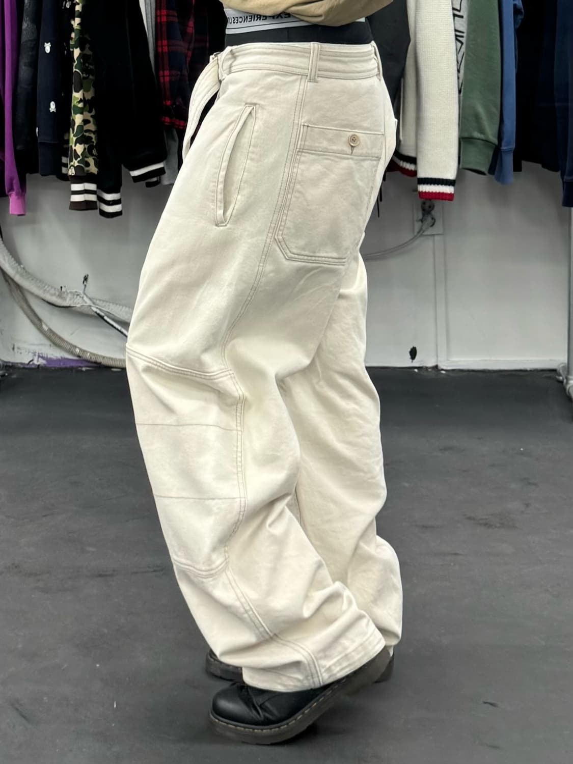 인사일런스 아이보리 더블니팬츠 상품이미지3