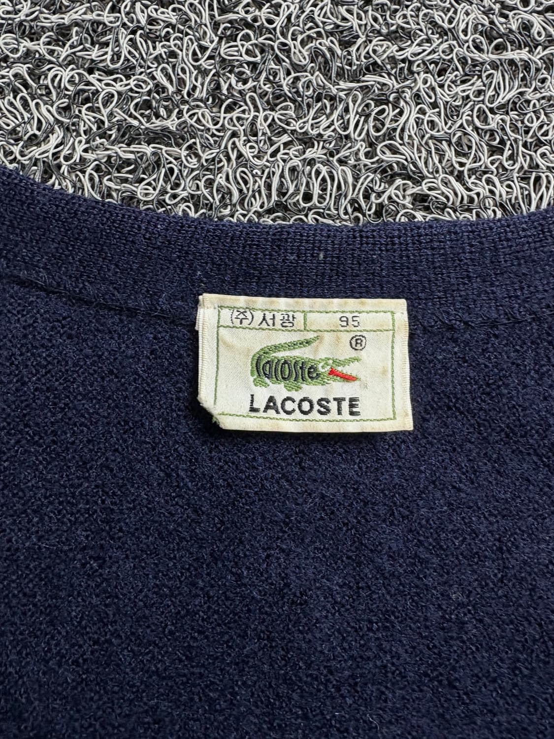 00s 라코스테 아카이브 울 니트 가디건 2483 상품이미지3