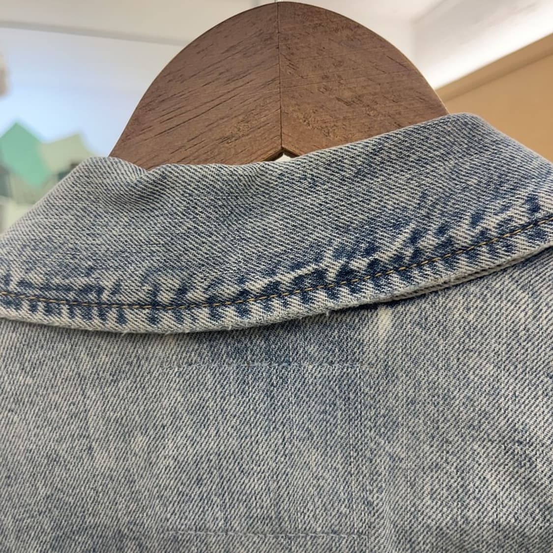 리바이스 빈티지무드 워싱 연청 데님자켓 90 C08056 상품이미지7