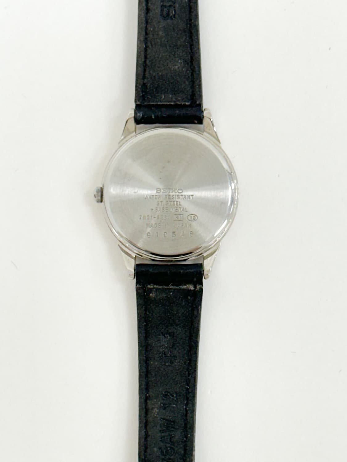 seiko / 세이코 라운드 실버 쿼츠 시게 상품이미지6