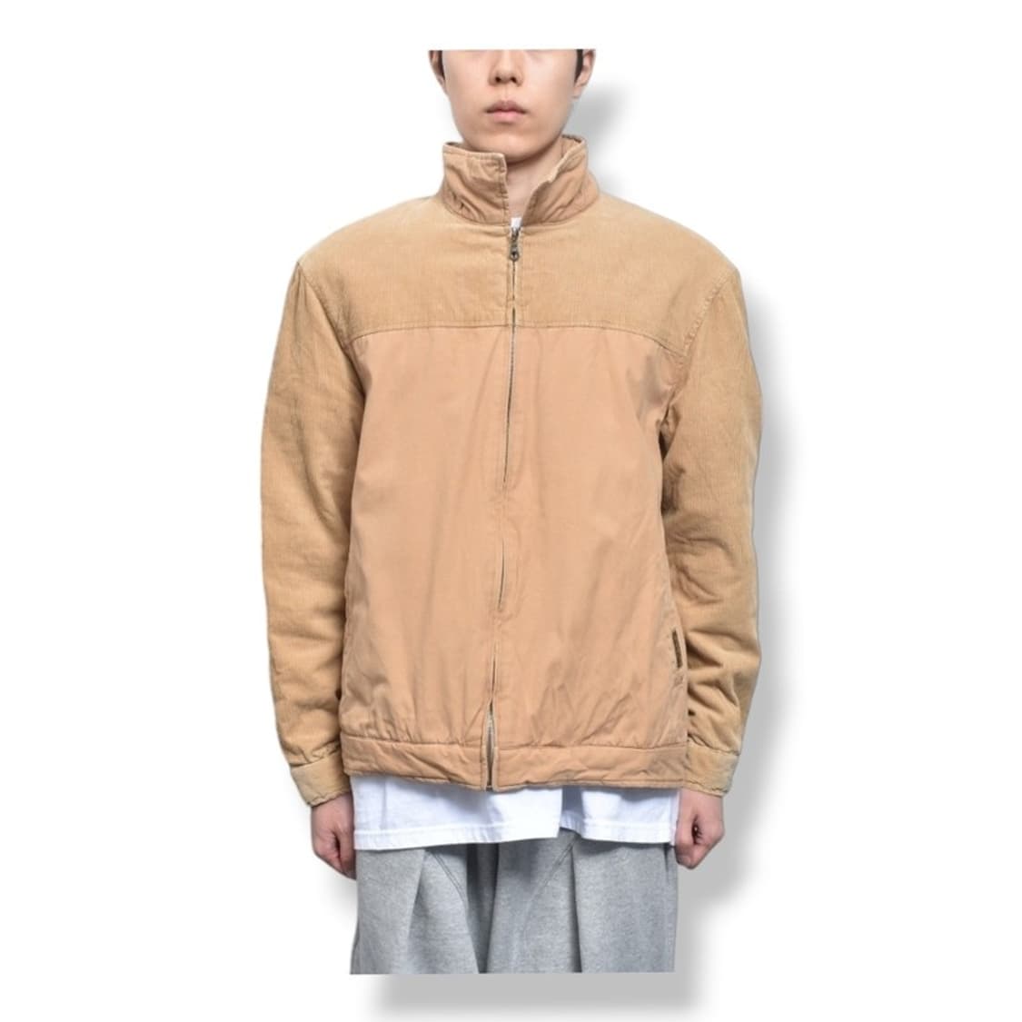 90S 캘빈 클라인 코듀로이 골덴 코튼 점퍼 블루종 집업 자켓 N157 상품이미지2