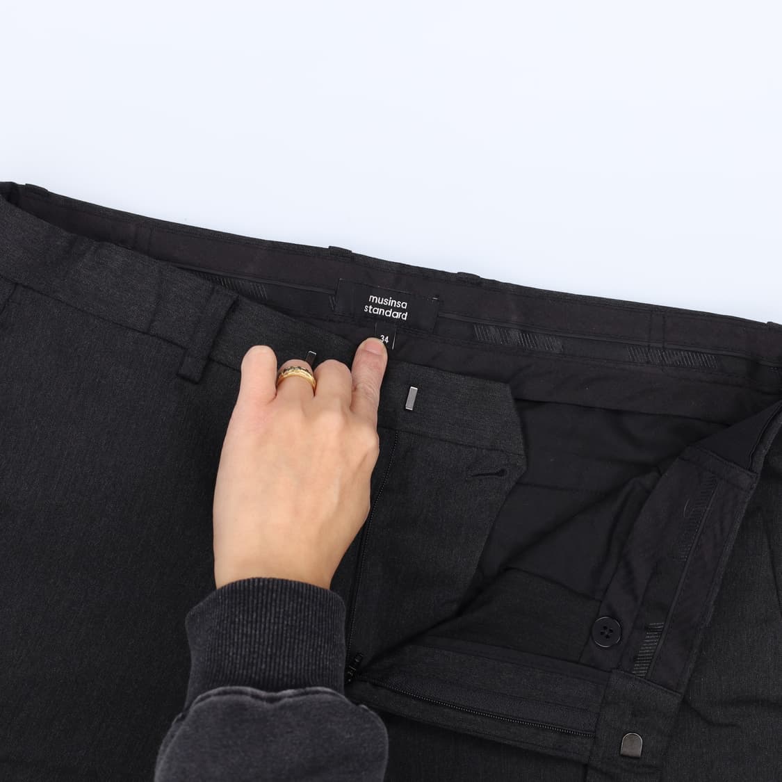 [34] 무신사스탠다드 슬랙스바지 팬츠 1210H2 상품이미지3