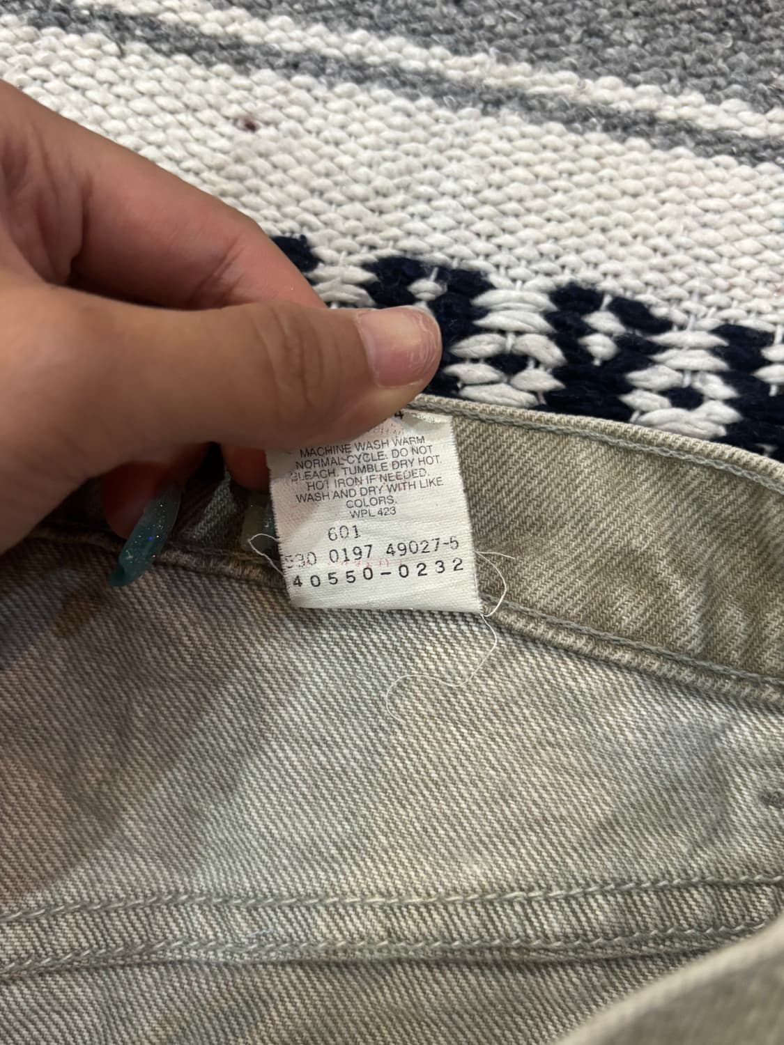 90‘s MADE IN USA 🇺🇸  리바이스 550 테이퍼드핏 상품이미지8