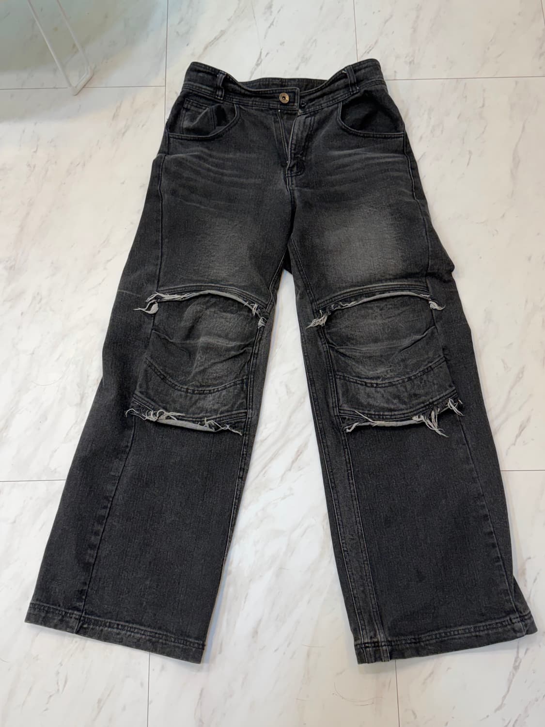 [S] BLR BLUER 비엘알 니 포인트 데님 팬츠 상품이미지2