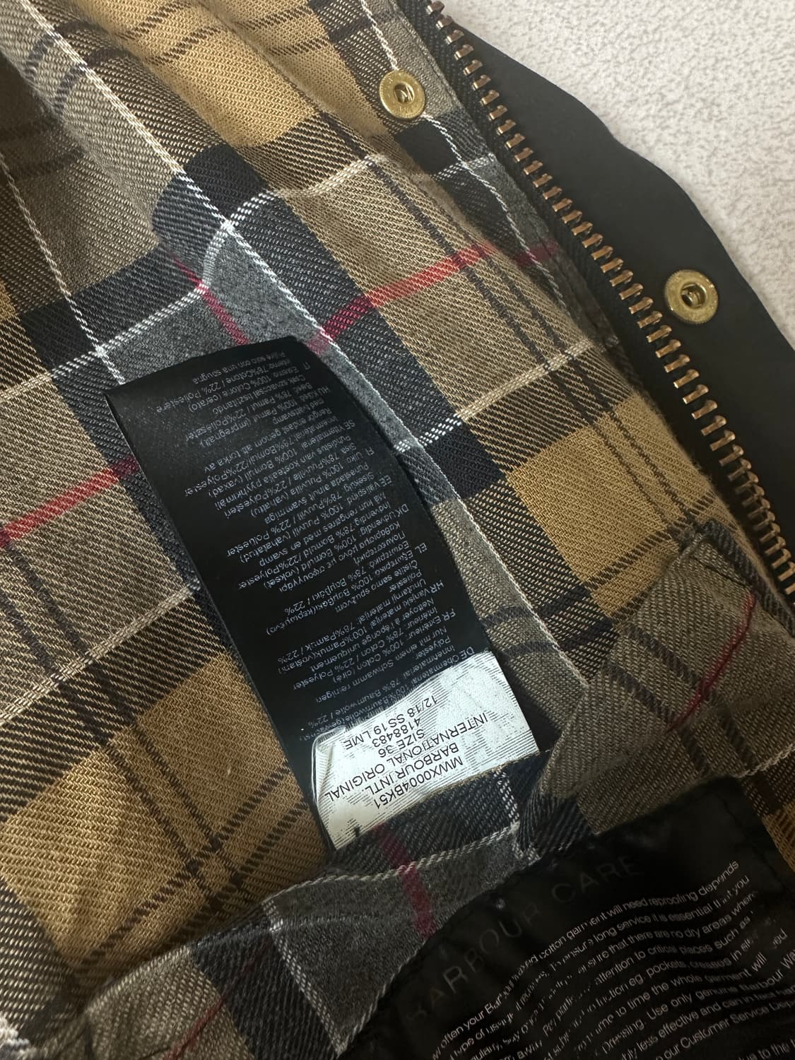 바버 인터네셔널 A7 블랙 상품이미지7