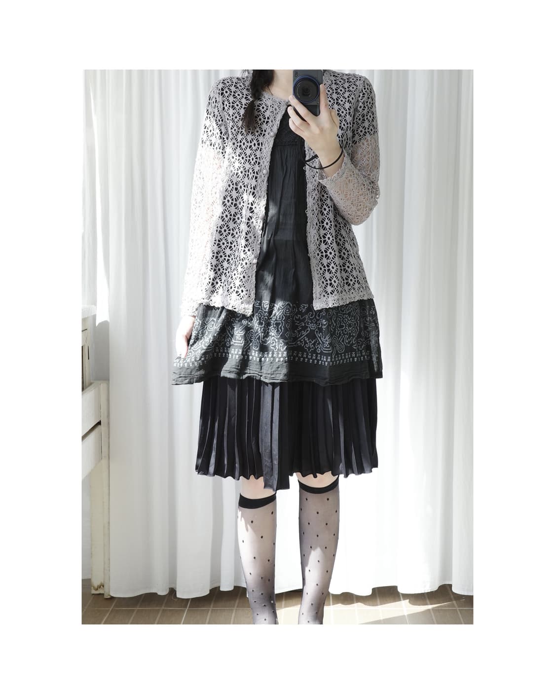 Black vintage blouse 상품이미지7