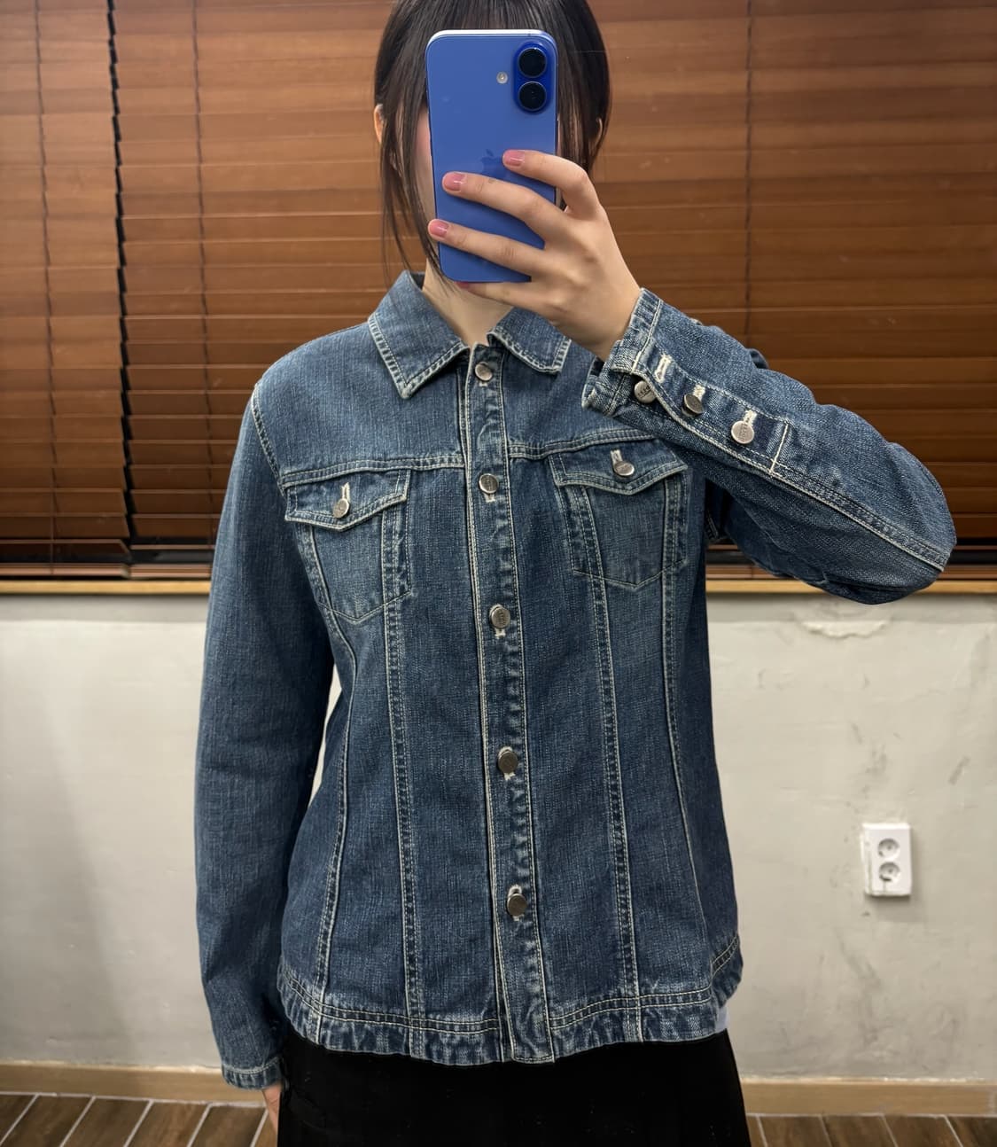 LEE 리 진스 워싱 데님 자켓 상품이미지2