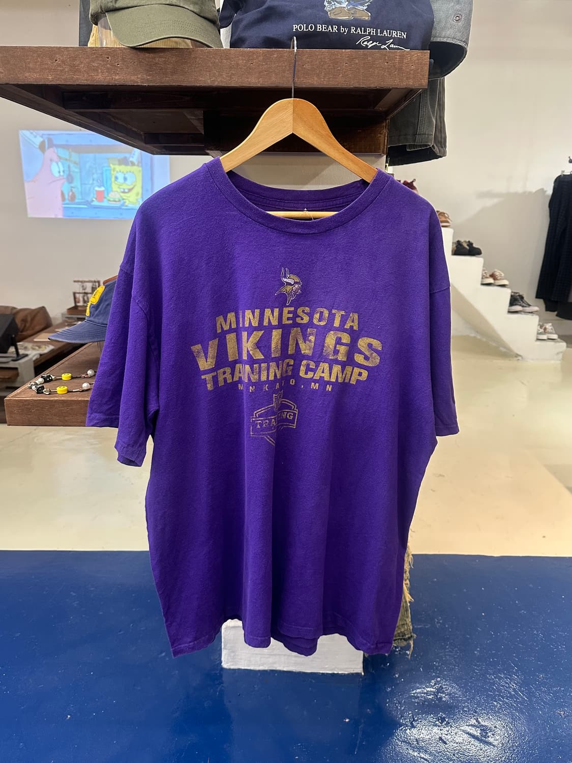 Nfl 바이킹스 퍼플 반팔티 상품이미지1