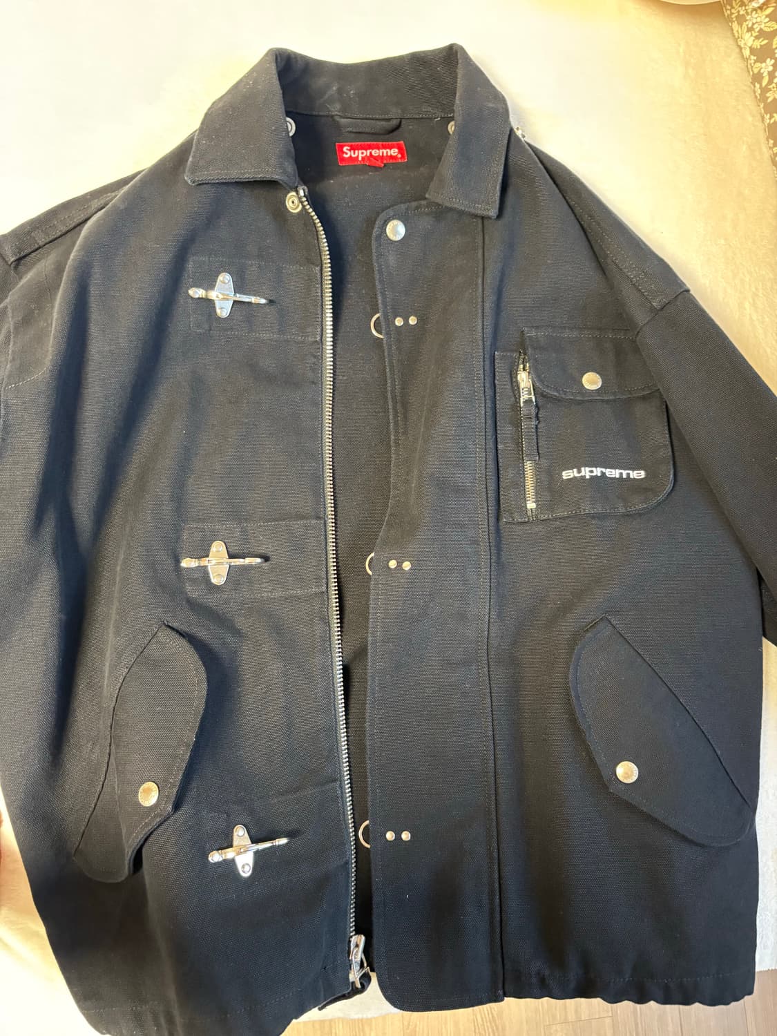 슈프림 23ss 캔버스 클립 자켓 상품이미지1