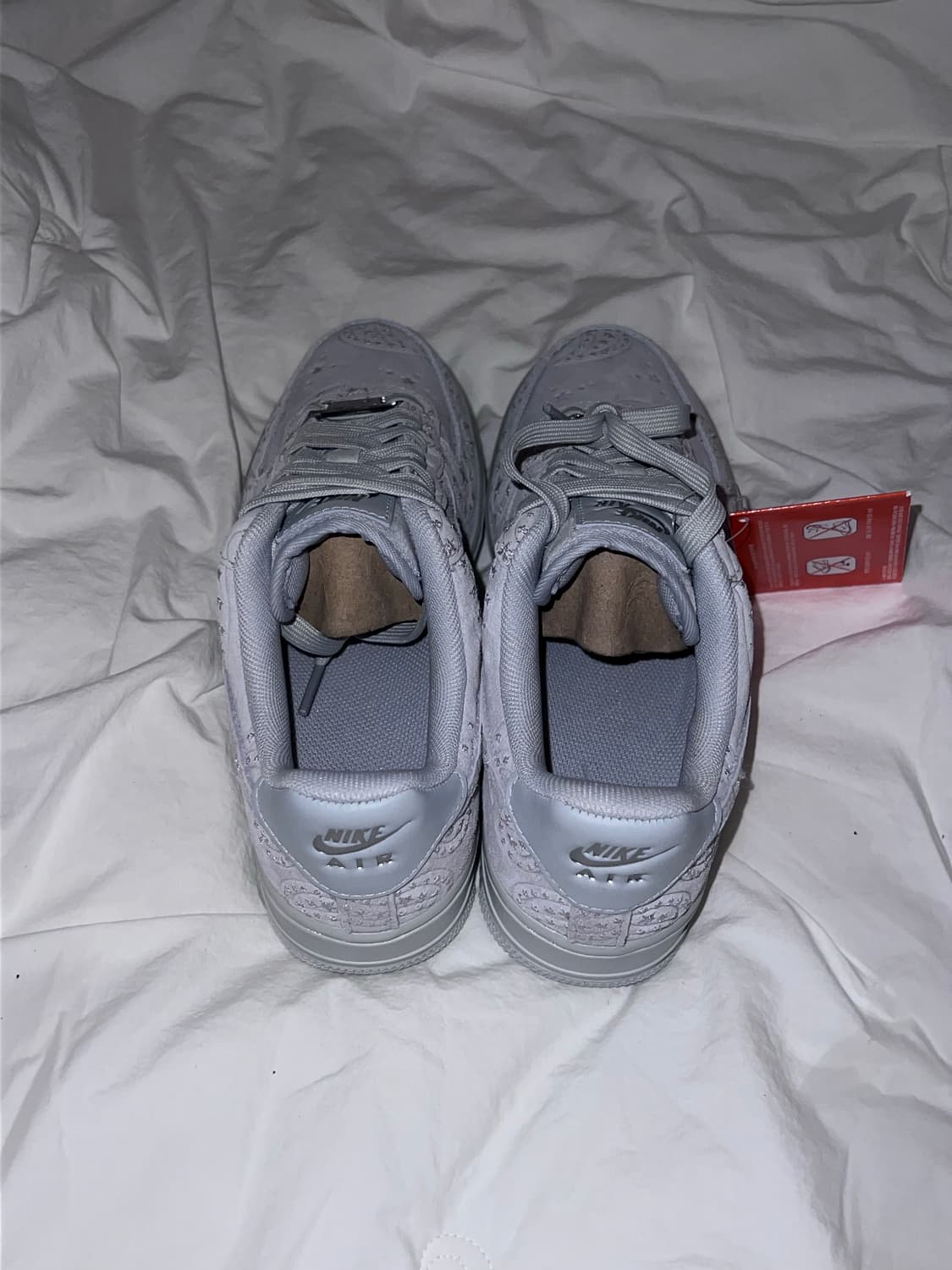 나이키 에어포스 1 로우 그레이 포그 메탈릭 실버 240 상품이미지3