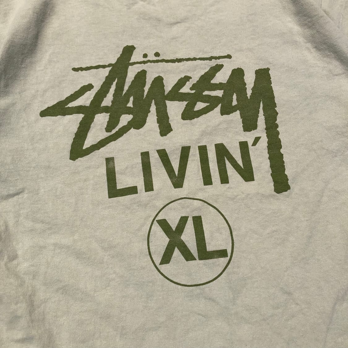 [M] Stussy 스투시 LIVIN 반팔티셔츠 상품이미지4