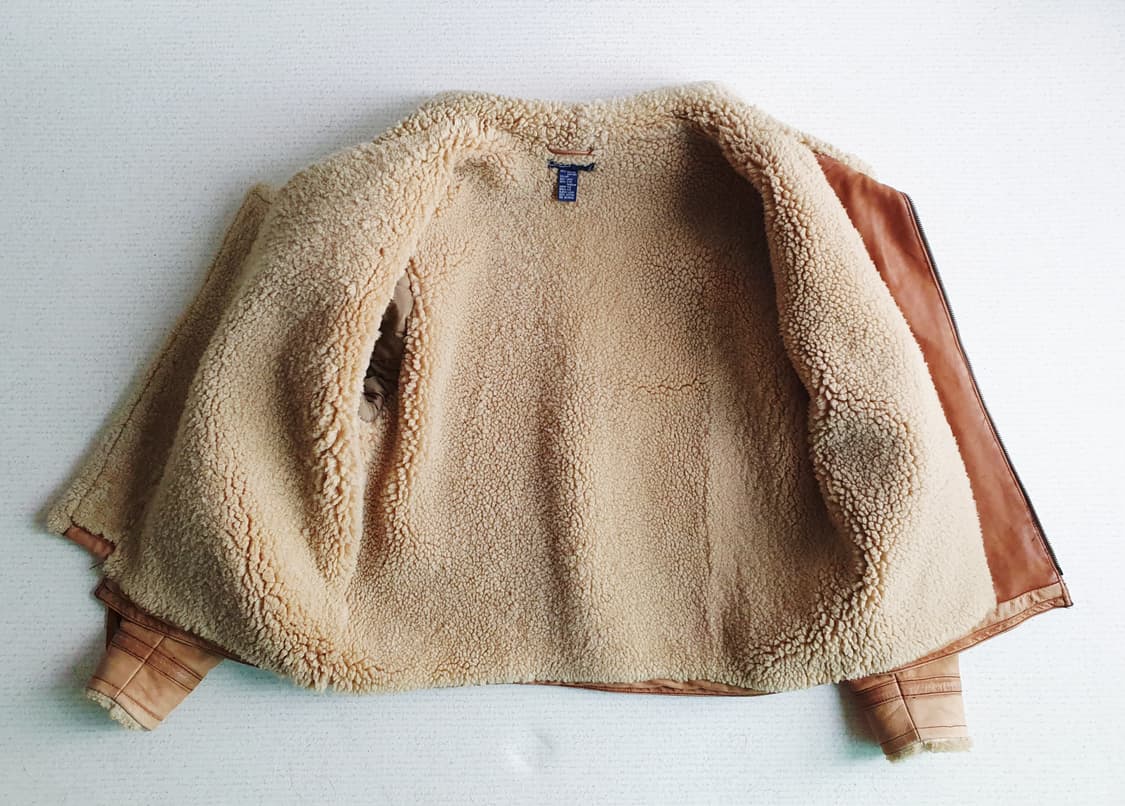 폴로랄프로렌 에비에이터 시어링 가죽자켓 상품이미지7