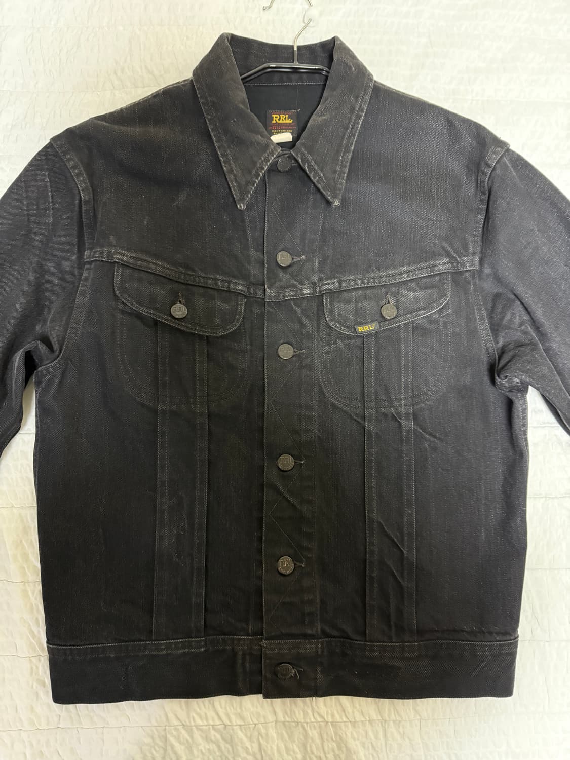 [M] RRL lot271 데님자켓 블랙 상품이미지1