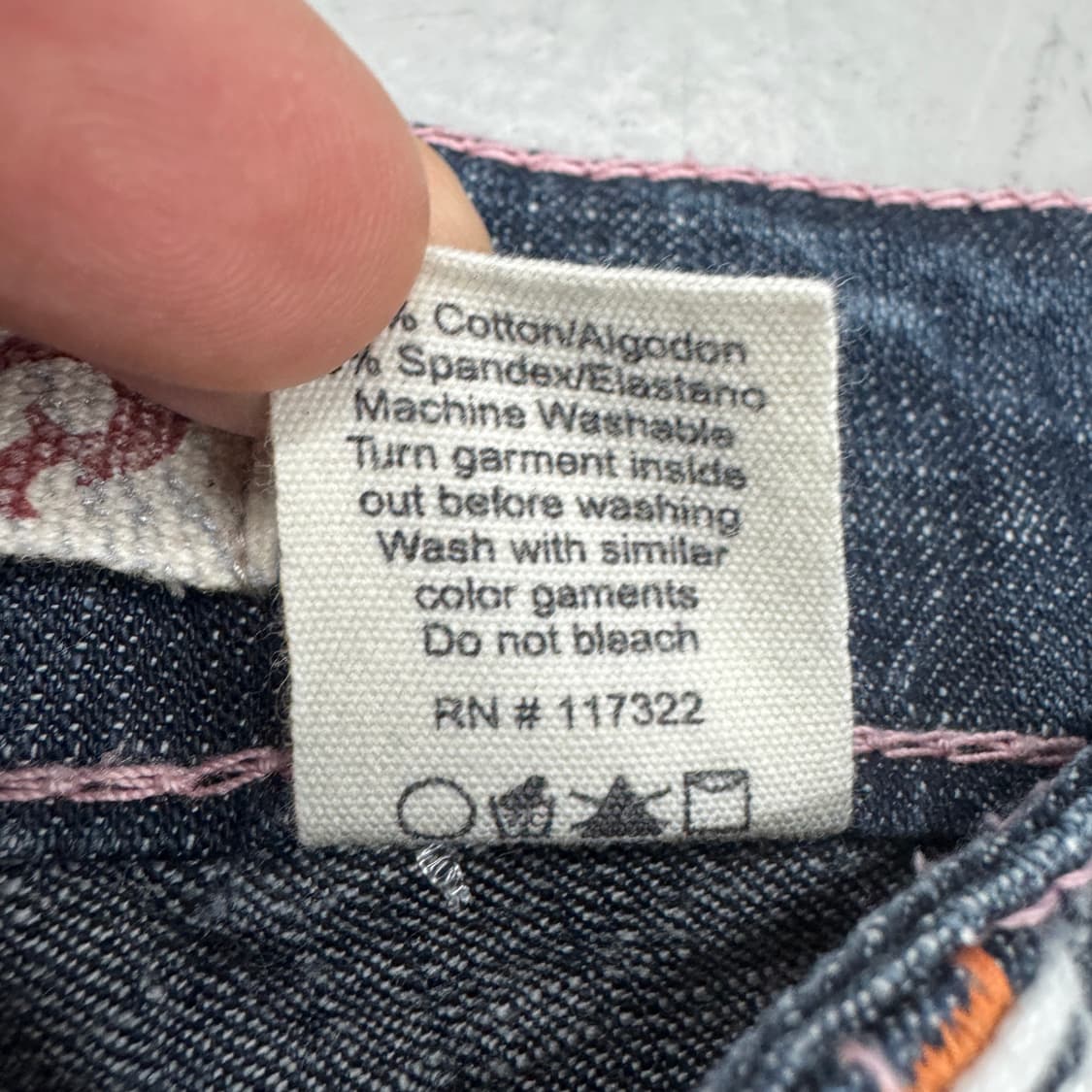 라구나비치 Y2K 락 펑크 스티치 부츠컷 데님팬츠 상품이미지9