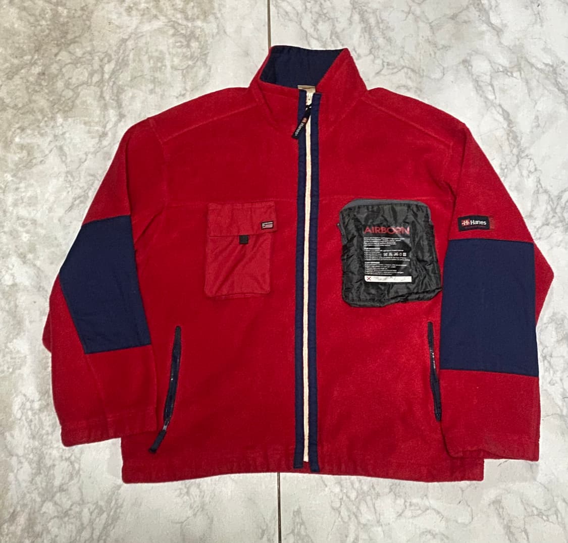 빈티지 후리스 포켓 리메이크 후리스 105 사이즈 상품이미지1