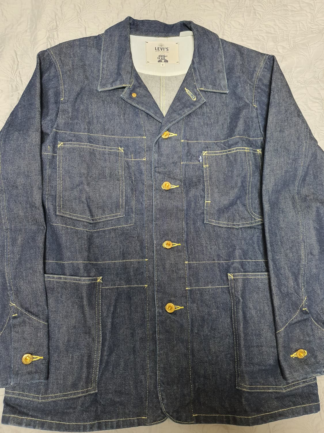 Levi's 리바이스 LMC Sack Coat 데님 커버올 초어 자켓 M 상품이미지1