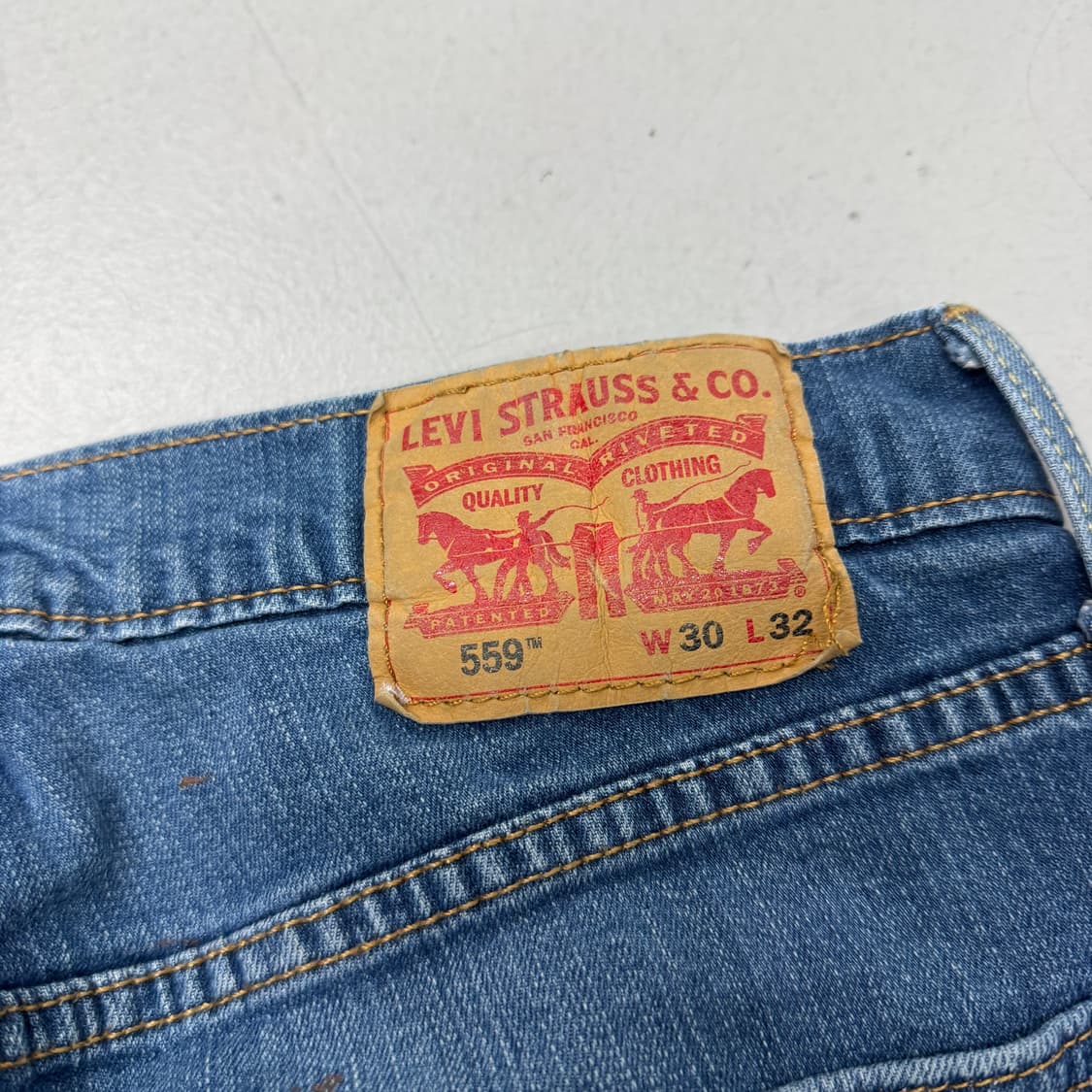 리바이스 559 새깅 워싱 스케이터 데님팬츠 상품이미지6