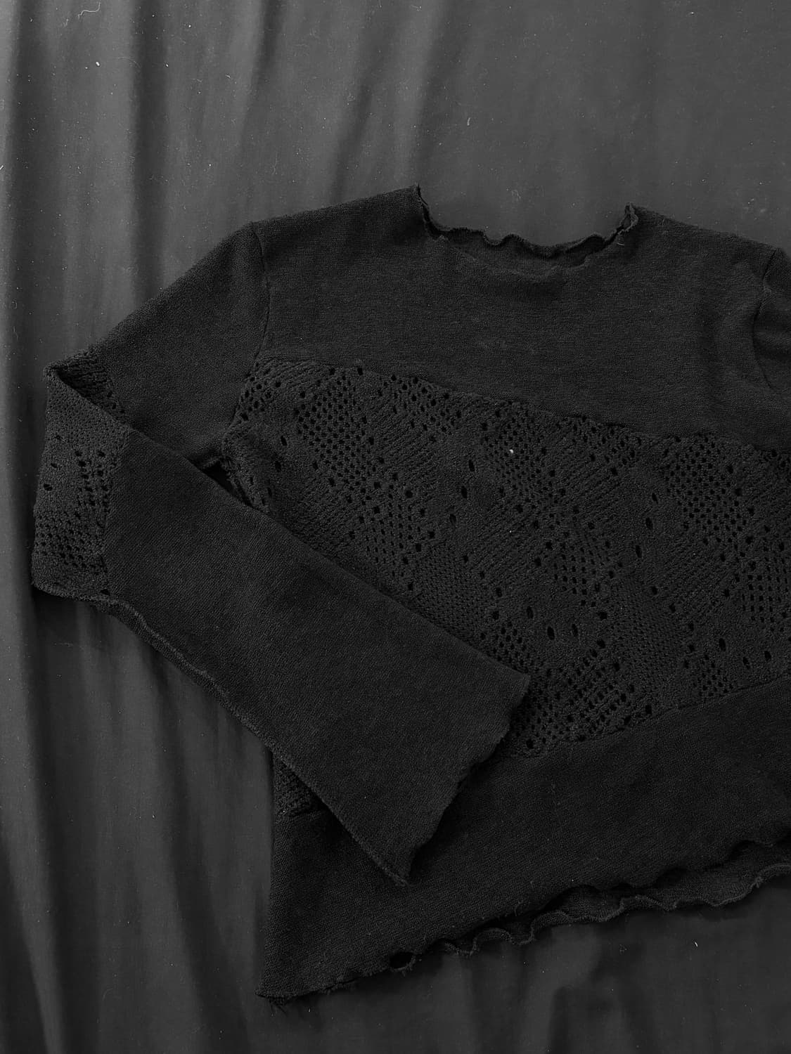 그물 데미지 니트 상품이미지2